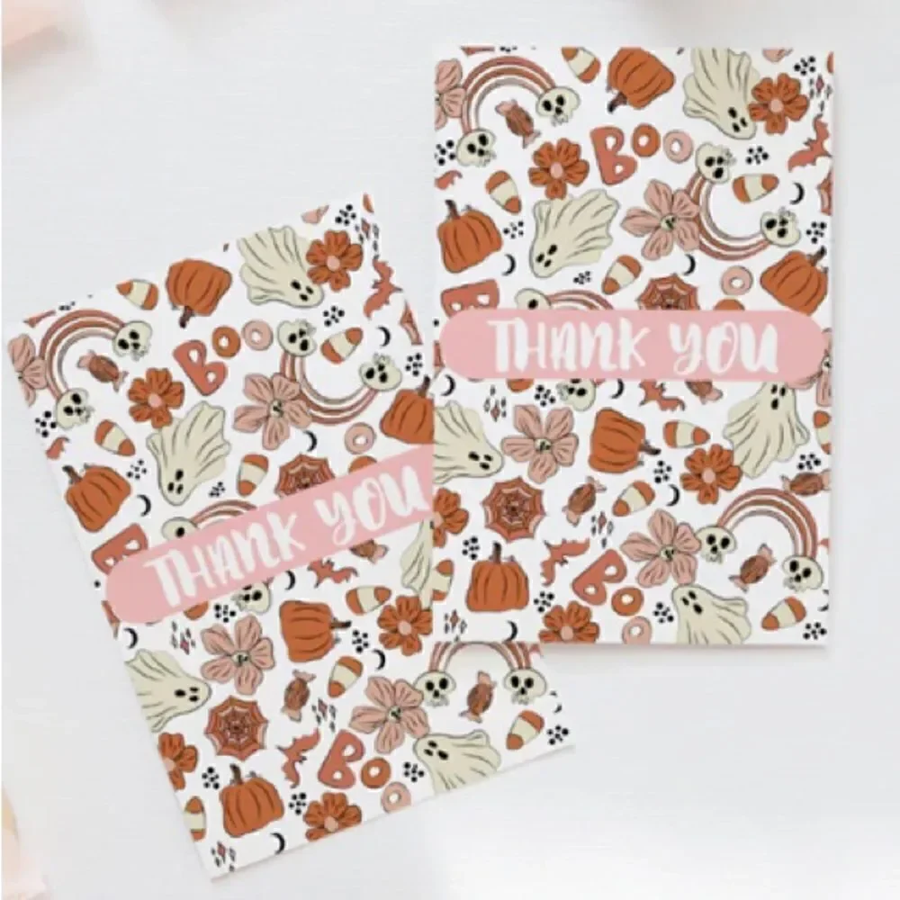 Pinky Mailers Spooky Insert cards Tissue Paper